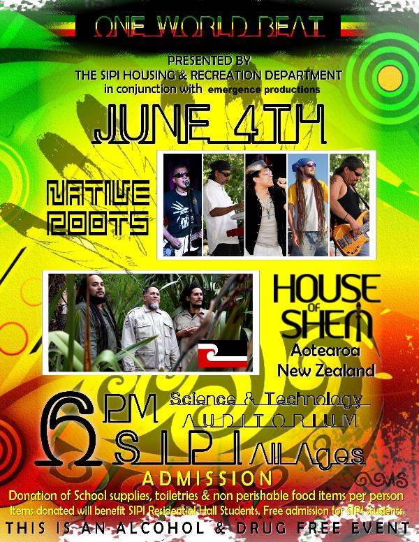 emergenceinfo's tweet photo. what!? NATIVE ROOTS &amp; HOUSE OF SHEM 06.04.15 #HOUSEOFSHEM #NATIVEROOTS #REGGAE #INDIGENOUS REGGAE #NMREGGAE http://t.co/HilzCqBOCY