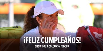 BJKCup_es's tweet photo. Feliz cumpleaños a la capitana de #FedCup de Argentina, María José Gaidano http://t.co/cxgjLrjfA7