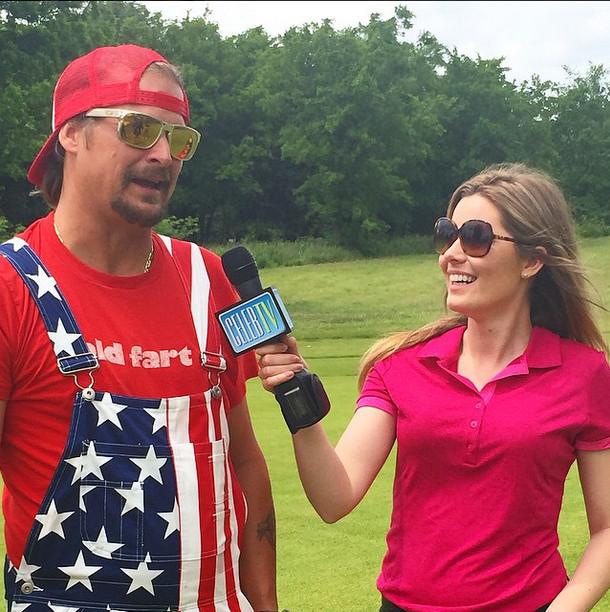 Kid Rock rocked it today <a href="/PatriotChamp/">Patriot Golf Champ</a>. Here he breaks down his involvement in <a href="/FoldsOfHonor/">Folds of Honor</a> w/ <a href="/CelebTV/">CelebTV</a> #MemorialDay