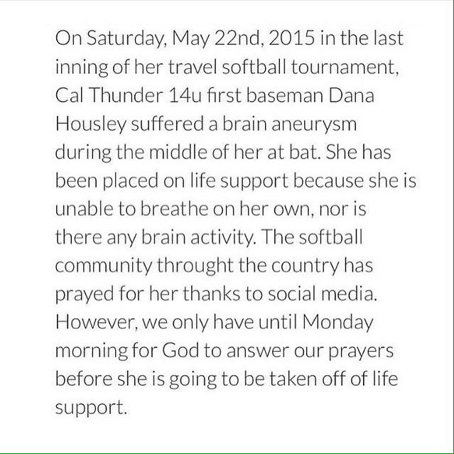 RealKentMurphy's tweet photo. Guys make this go viral and #PrayForDana http://t.co/CwDKPQAyOb