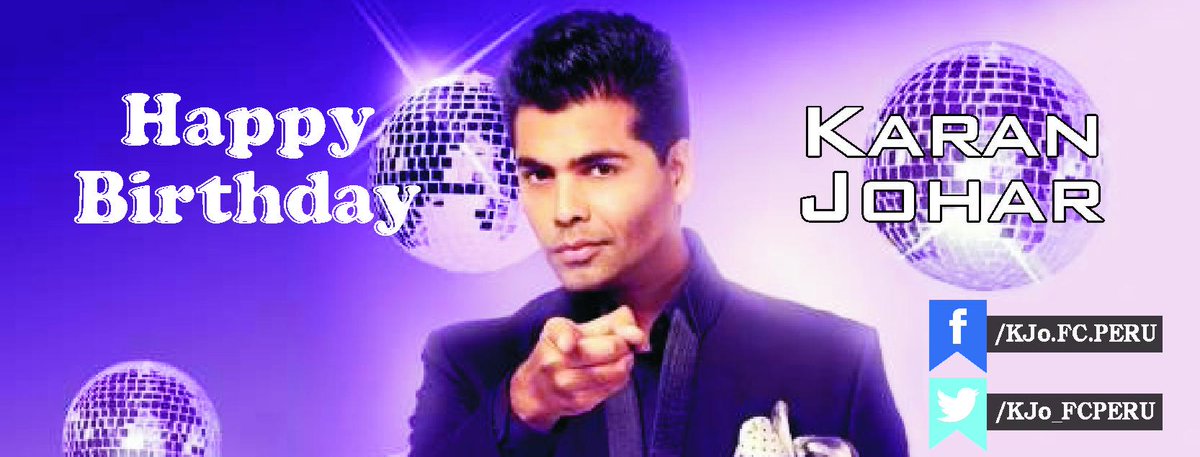 Wishing a wonderful happy birhday to best director/producer/actor #KaranJohar ☺ #HappyBirthdayKJo 😘😍