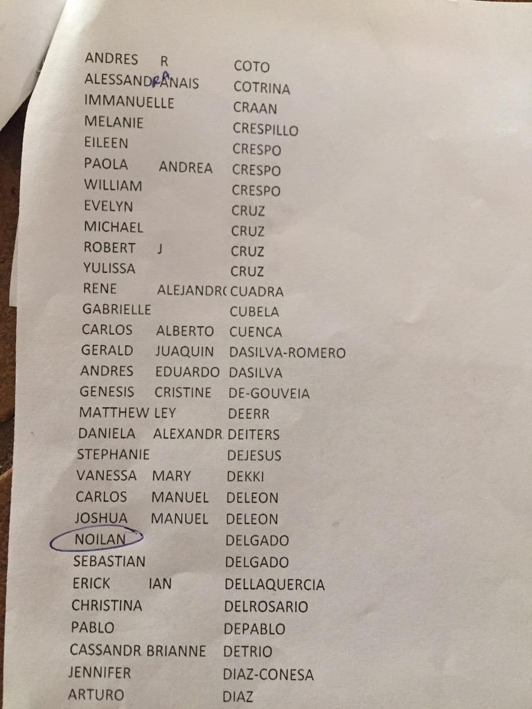 fvshclassof2015's tweet photo. PLS COME TOMORROW AFTERSCHOOL. ESPECIALLY IF UR NAME IS UNDERLINED/CIRCLED. We want to get ur names right! http://t.co/7VvPJpCjzo
