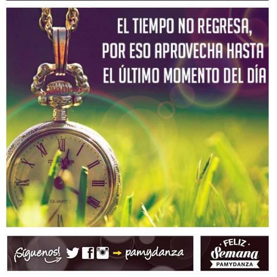 #ElTiempoNoRegresa #FelizLunes #FelizSemana <a href="/pamydanza/">Edmundo De La Cruz</a>