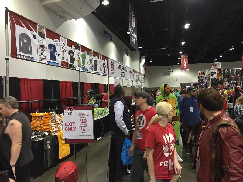 fanexpodenver's tweet photo. Starting at 1:30 all #DCC2014 shirts will be $5 each at the DCC Merch Booth 120, while supplies last! http://t.co/P1vwt2cAg0