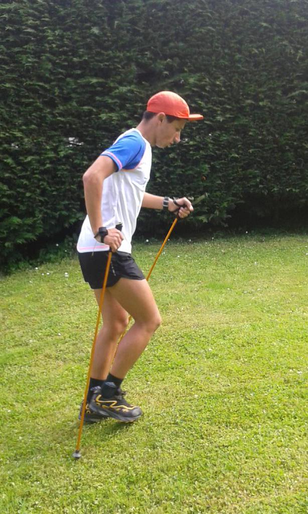 Semana dura de cara al Km vertical de Fuente De, por la mañana entreno y de tarde un poco de técnica de bastones.
