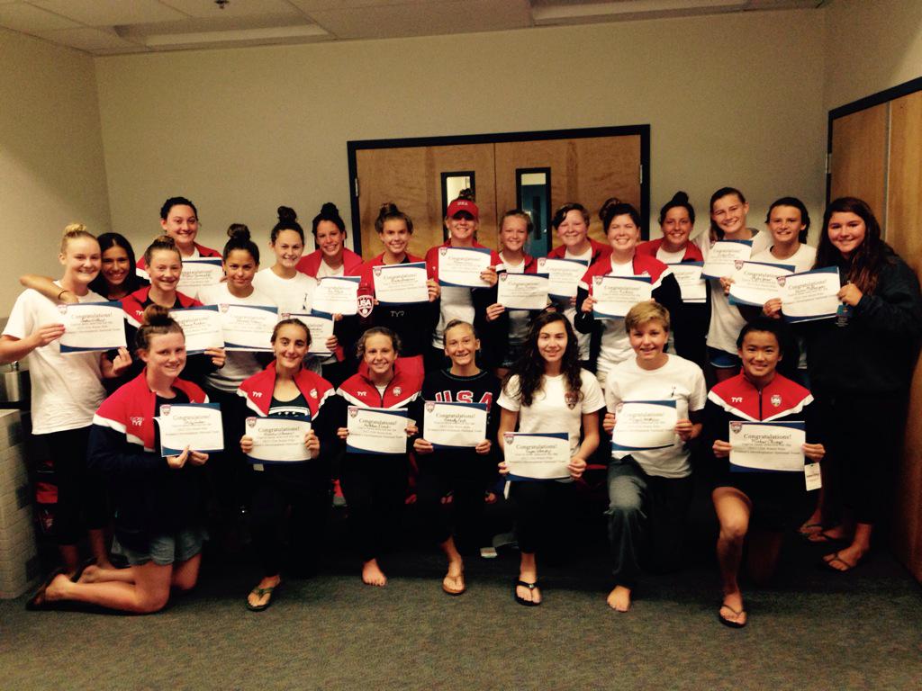 The 2015 Women's Development Team. Congratulations