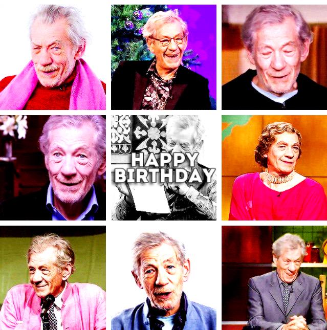 76 años de uno de mis actores favoritos y un maravilloso hombre       Happy birthday Ian McKellen 