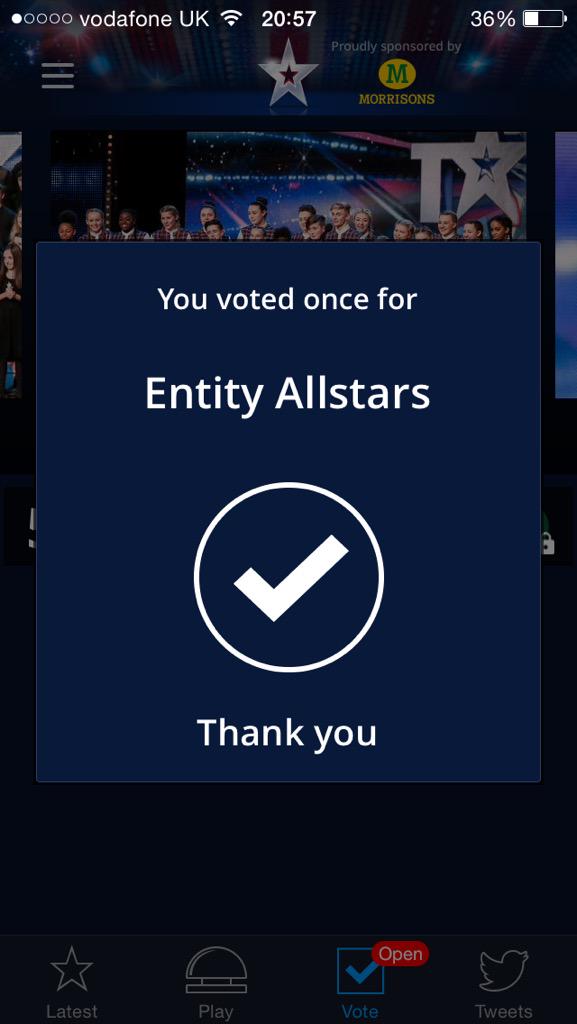damncamila_'s tweet photo. VOTED 16 times for @Entity_Allstars @platt_sasha @lewisplatt1 @laurenplatt7 @plattersinfo #VoteForEntityAllStars ๐ http://t.co/55xxs160m6