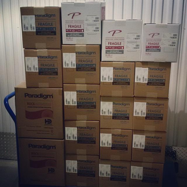 SmartFinish's tweet photo. It's going to be a busy week. #SpeakersEverywhere #Paradigm #AMS150r #Ams100r #SA10r #SA15r #RockMonitor60 http://t.co/ahH8Jqg9u1