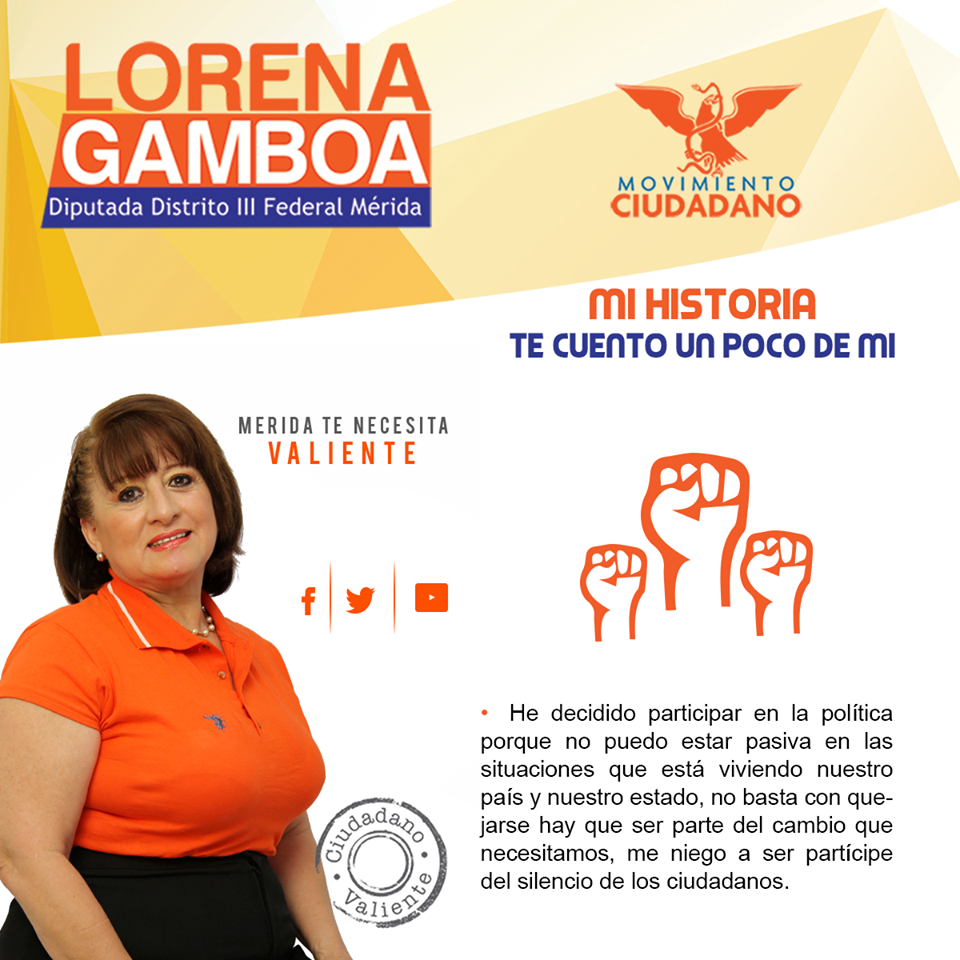 LorenaGamboa_'s tweet photo. Todos merecemos un Mérida valiente. #VotaPorUnCiudadano http://t.co/9Z6Hm4uJct