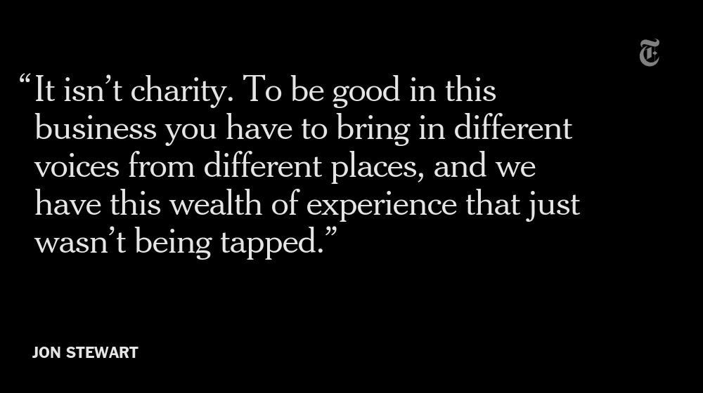 nytimes's tweet image. Jon Stewart runs a program that helps veterans enter the TV industry nyti.ms/1Kvxvmw