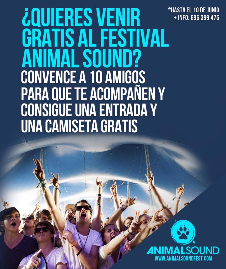 AnimalRRPP's tweet photo. ¡¡PROMOCION!! ‼️‼️Trae a 10 amigos contigo y la tuya te sale GRATIS ‼️

RT!🔜💸

#AnimalSound2015 #PROMO #OFICIAL http://t.co/fylSE8IRrv"