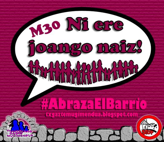 Larunbatean, #AuzoaBesarkatu!!!! Ni ere joango naiz!
#EtxebizitzaEskubidea #ZukDuzuGiltza