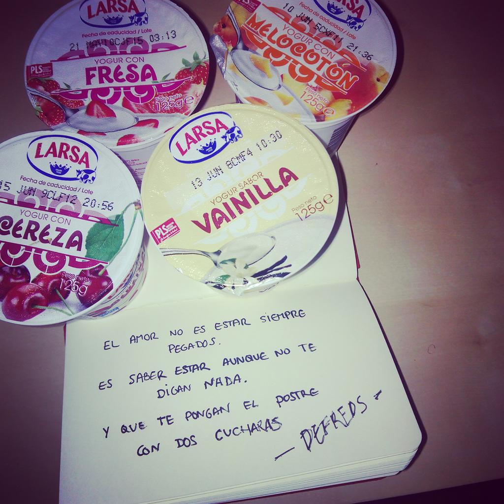 Defreds's tweet photo. El postre... http://t.co/OJSykyL1qh