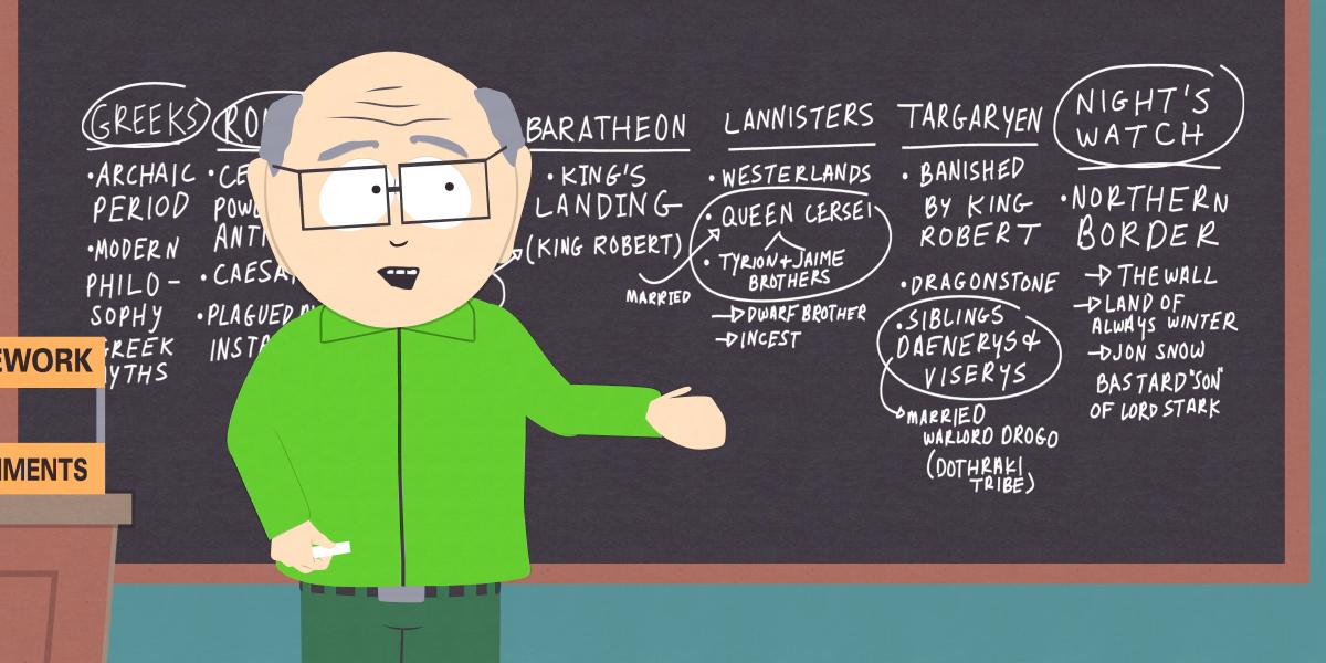 Comedy Central Uk Mr Garrison Explains Game Of Thrones Southpark Got Http T Co Q3p8ulng9e