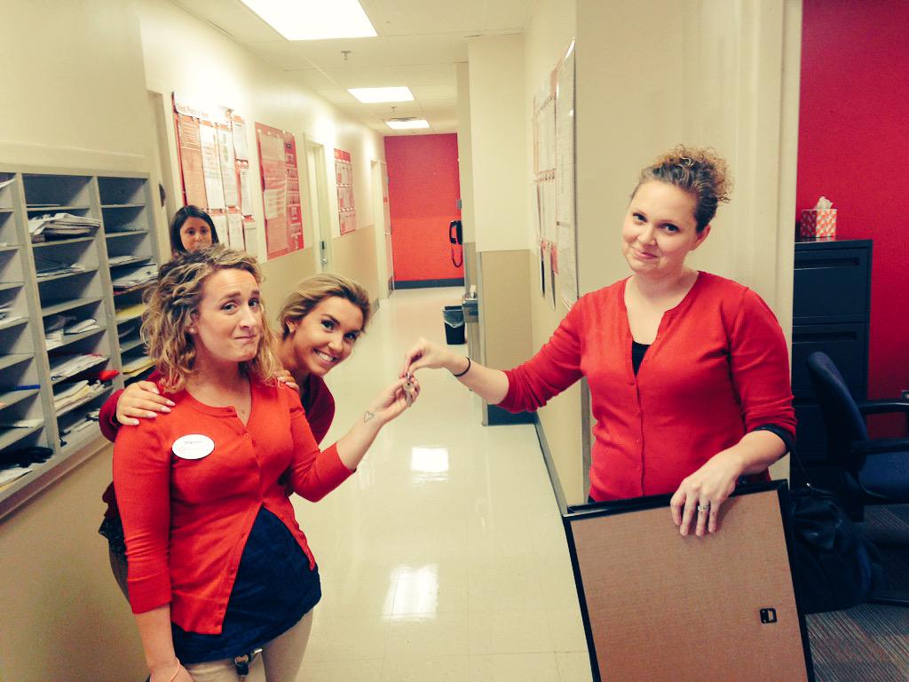 Shan0922's tweet photo. ETL @meganob4 handing in her keys. Target breakups are the worst #goodluckatyournextstore #T1296 http://t.co/bm272qVj2D