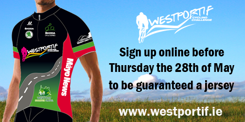 Sign up before Thurs 28th May if you want to be guaranteed a 2015 Westportif jersey at westportif.ie