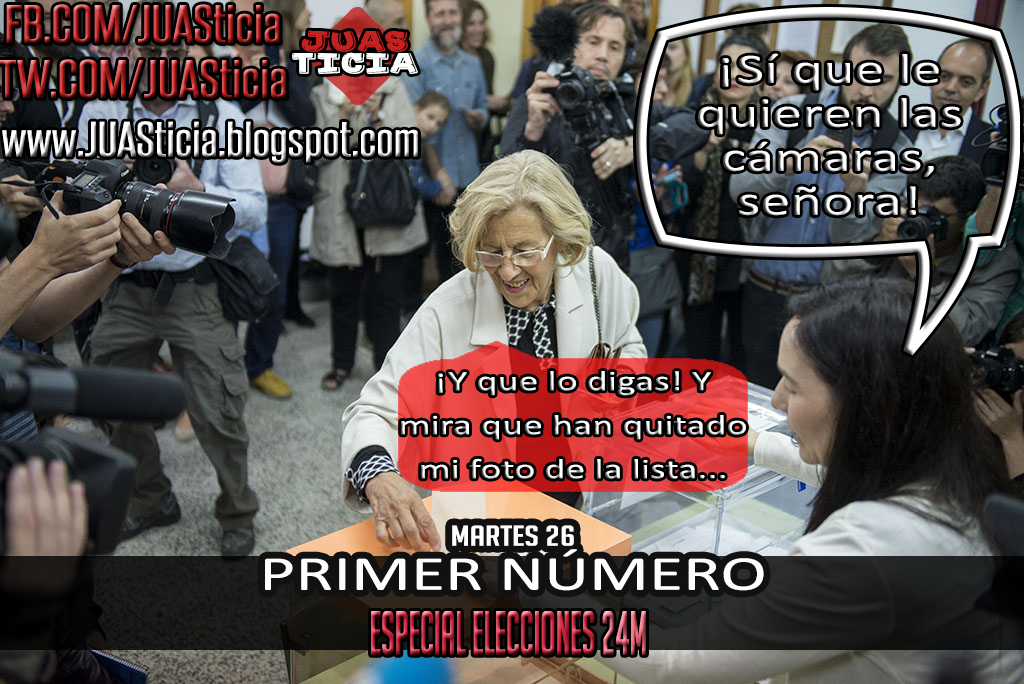 JUASticia's tweet photo. Mañana se publica nuestro primer número, un especial acerca del #24M. ¡Haz que corra la voz! http://t.co/7PgwXoJIwt