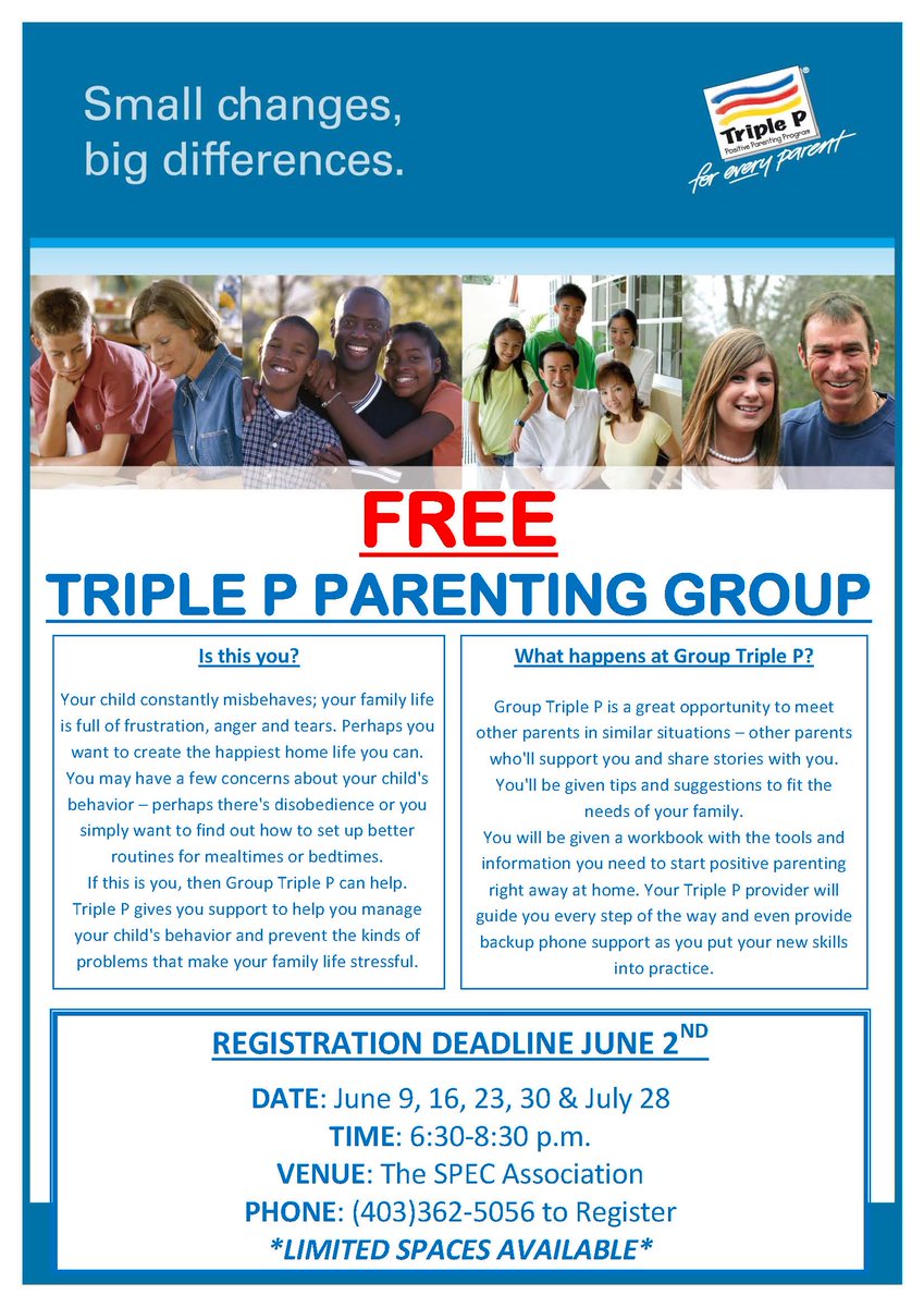 SPECAssociation's tweet photo. June TripleP Group sessions-geared to parents needing our one-on-one sessions but delivered in group format. Register http://t.co/LhAML5Howf