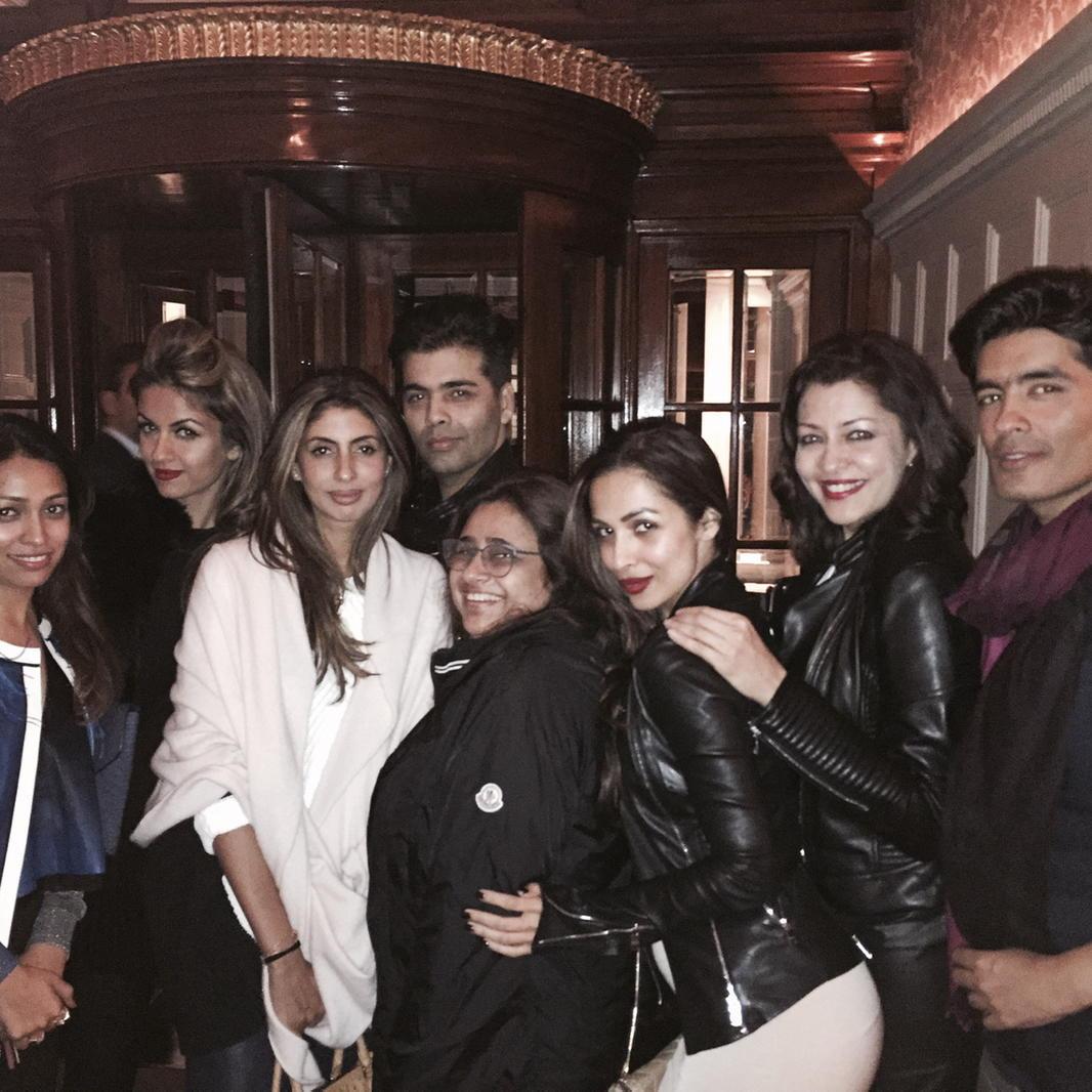 London 😊all of us with the birthday boy <a href="/karanjohar/">Karan Johar</a>