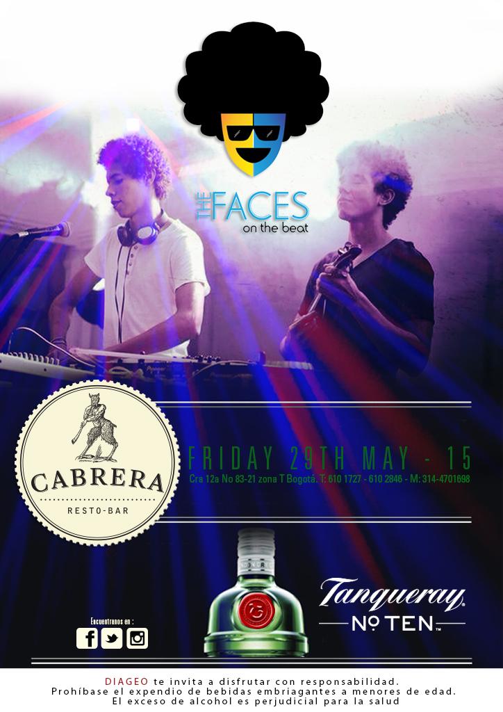 cabrerarestobar's tweet photo. Los mejores artistas se reúnen @cabrerarestobar desde Cartagena disfruta este 29 de Mayo con The Faces http://t.co/rbJvy7ecoU
