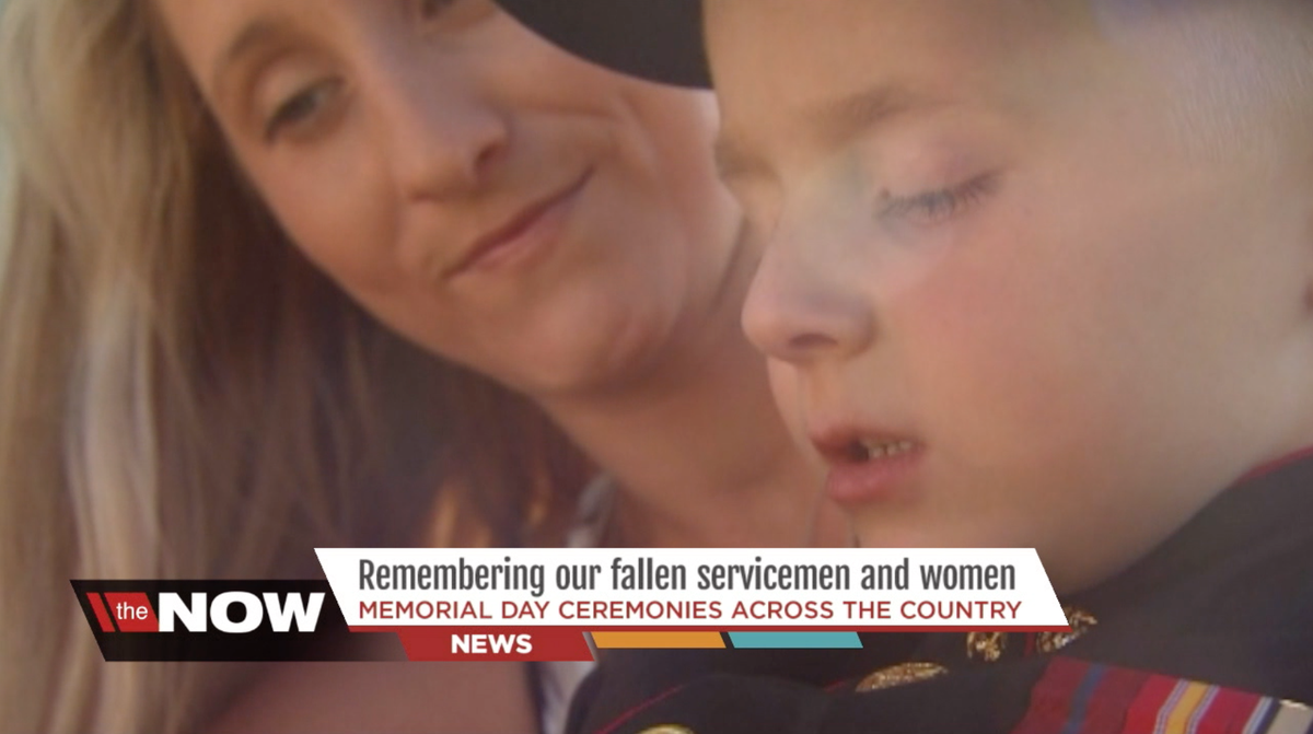This 4-year-old gives dad a touching #MemorialDay tribute bit.ly/1IW8FMm by @MollyHendrickso