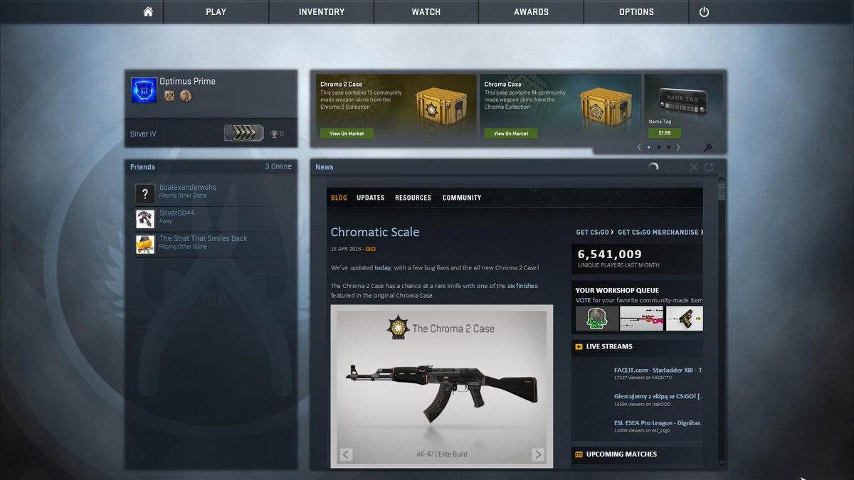 PSNWolf's tweet photo. How the hell am I a Silver IV with 11 Wins I'm Lucky #csgo #SilverIV #lucky #GoldNova http://t.co/cYMGikpD9P