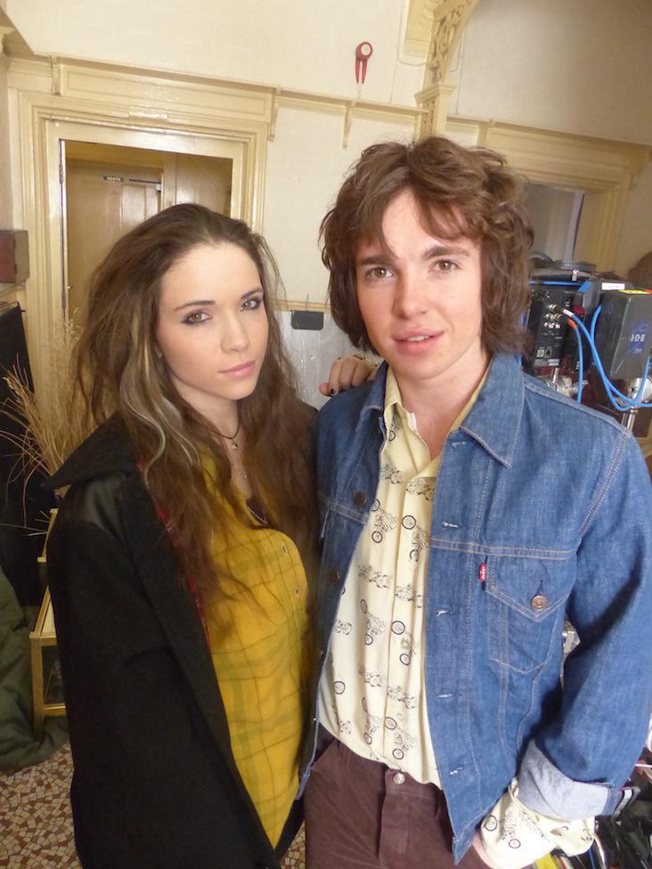 Huge day tomorrow for <a href="/Mancie_Baker/">Mancie Baker</a> - here w/ <a href="/lauriekynaston/">Laurie Kynaston</a> who plays me on telly. Media: This is tomorrow calling