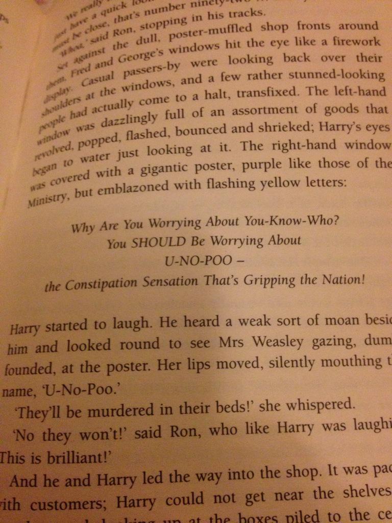 arcuaria's tweet photo. aaaaaand this is why I will never stop being a Harry Potter geek #UNOPOO http://t.co/Xg2C0yHrNt