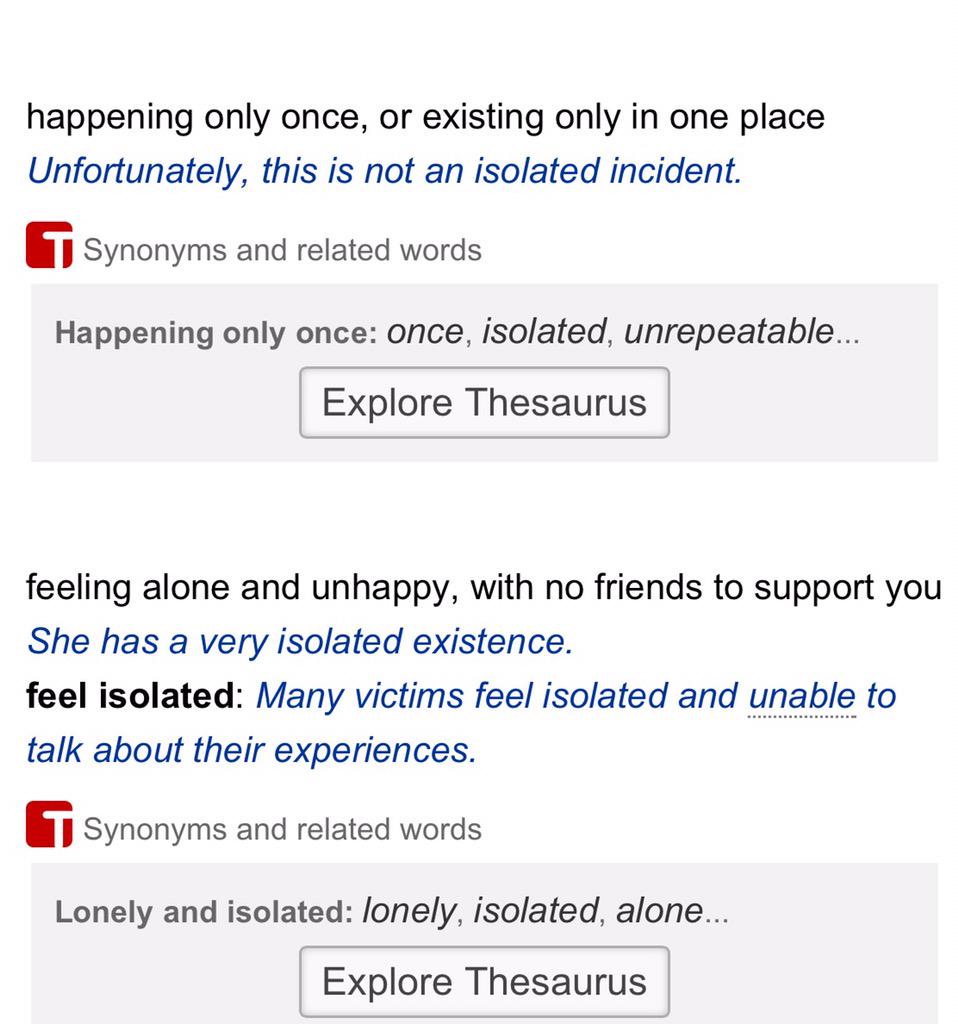 akashers's tweet image. 2 definitions of the word #isolated that @O2 need to understand... #O2Signal 1st signal, 2nd customer experience
