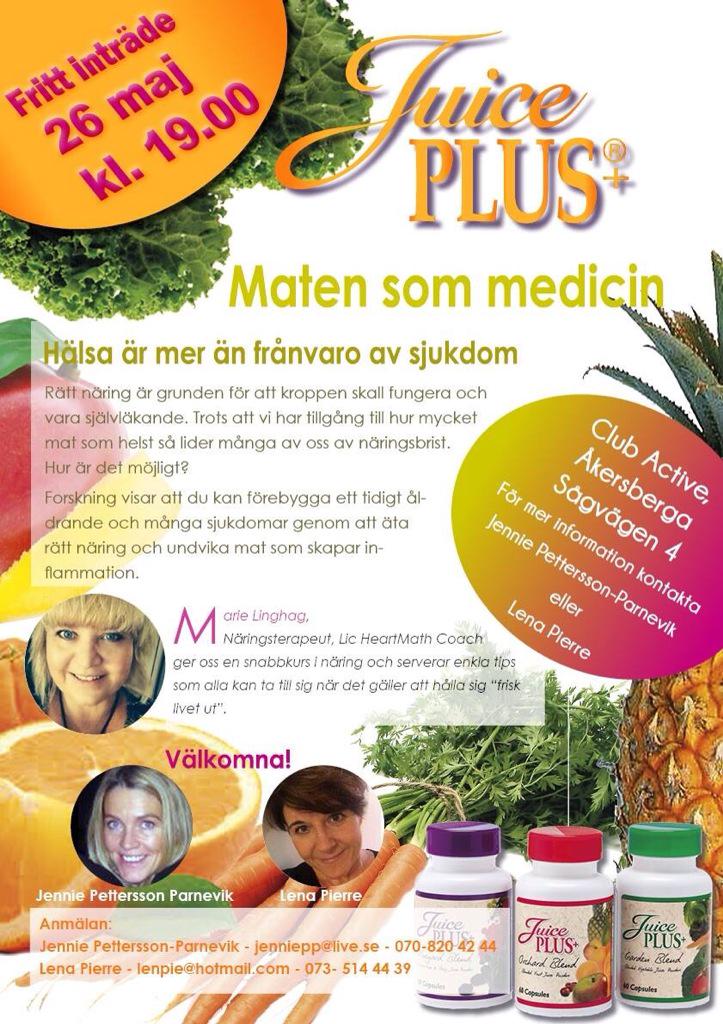 LinghagMarie's tweet photo. När kroppen säger nej
Hur mat och stress påverkar oss, mentalt och fysiskt. 
#hälsa #JuicePlus #matsommedicin  #måbra http://t.co/BQXIqQdur1