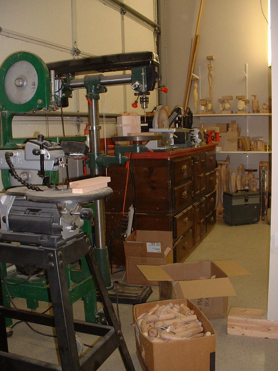 Our #workshop where we make our #dolls You can see many of them here kickstarter.com/projects/14510…