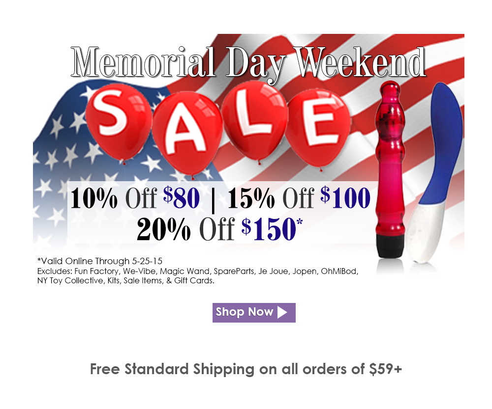 DrVixenne's tweet image. Be sure to check out @GoodVibesToys' #MemorialDay sale: It’s tiered, so #spendmoresavemore! bit.ly/GVcurrent