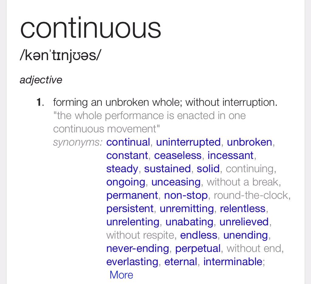 akashers's tweet image. 2 more definitions for @O2 just in case they don&apos;t understand... #O2Signal #intermittent #continuous