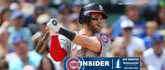 CHSN__'s tweet photo. Bryce Harper on one of his favorite ballparks: "I love Wrigley" -- http://t.co/iCiDzvc0tR (@CSNMooney) #CubsTalk http://t.co/LC3vr9P4bo