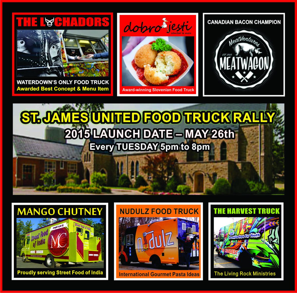 Finally the LUCHADORS return to <a href="/stjamesUFT/">St. James UFT Rally</a> to launch our 2015 WEEKLY TUESDAY CHARITY RALLY in #Waterdown <a href="/FlamReview/">Flamborough Review</a>