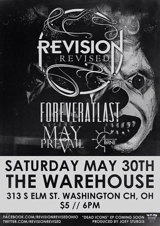 MayPrevail's tweet photo. This Saturday with @RevisionRevised @AvantiOhio @FALband http://t.co/Eoi7ZQvDzR
