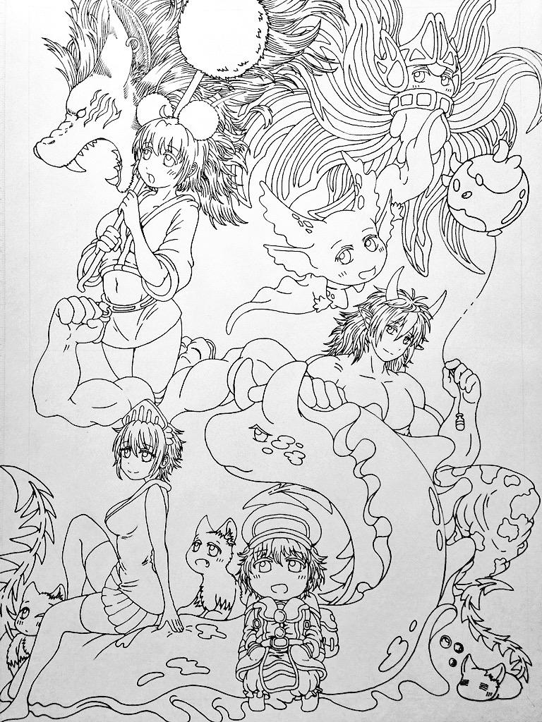 もうちょい描きたかったけどここまでか… 