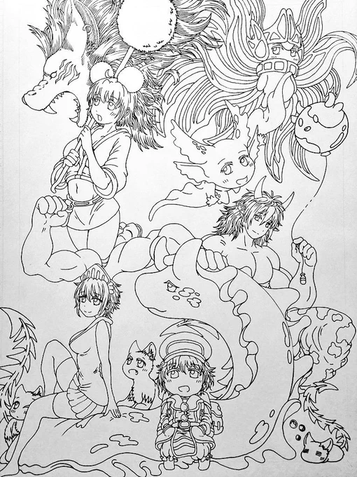 もうちょい描きたかったけどここまでか… 
