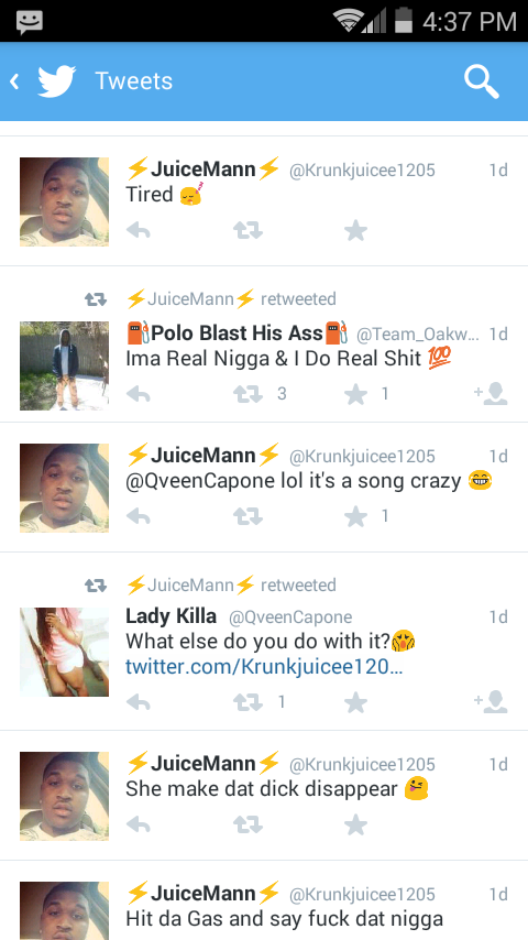 EyeCandy_99's tweet photo. Dog Ass Shit &amp; Thirsty Ass Hoes http://t.co/Ey5R7HKYqq
