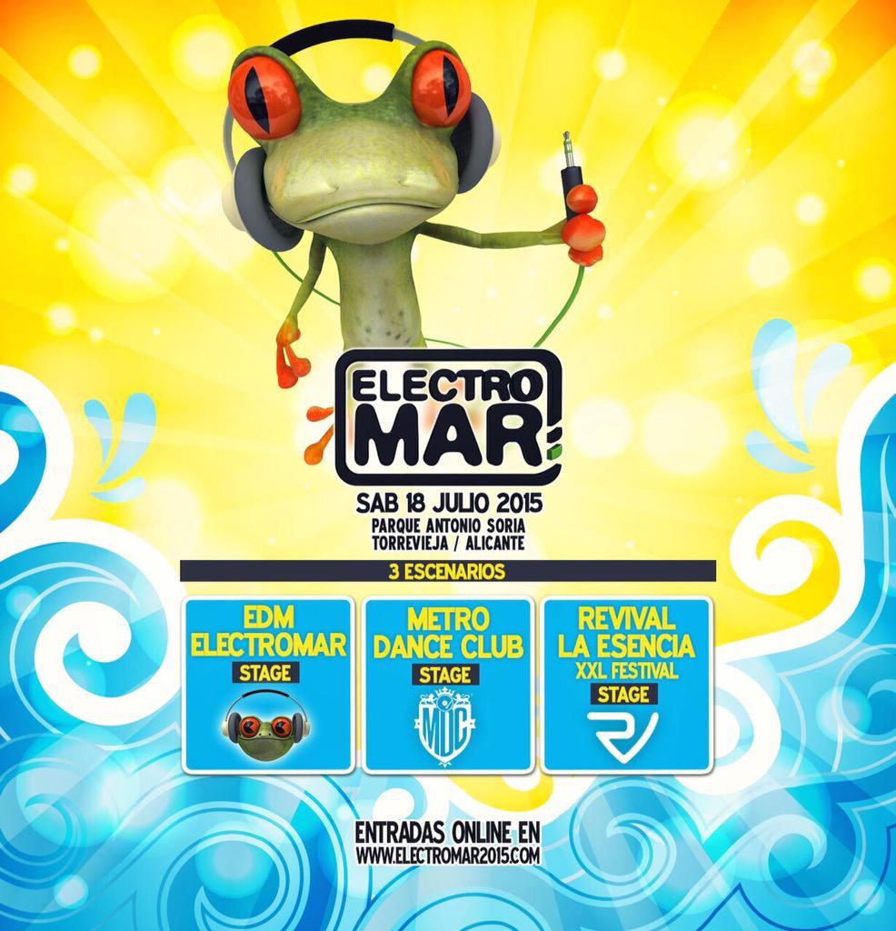 GeorgSpringFest's tweet photo. Llega #ELECTROMAR con tres escenarios: #EDM - #METRODANCECLUB - #REVIVAL entradas a 18€ llama o whatsapp 618-222-679 http://t.co/NOZNrgA5GU
