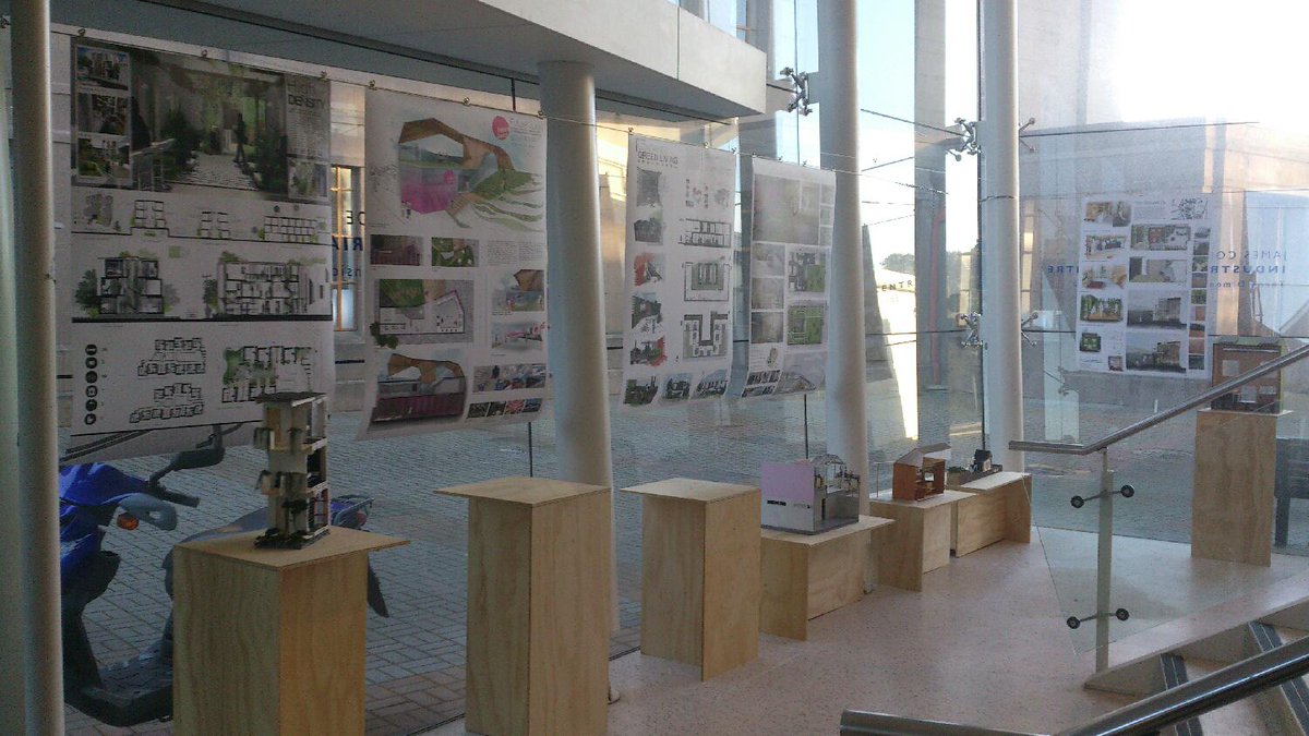 fractaldesign's tweet photo. #spatial2 exhibition getting setup @cocamassey http://t.co/xq7hEP0uNO