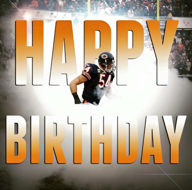 total_bearsmove's tweet photo. Happy Birthday Cap! @BUrlacher54 http://t.co/acZMk1L0rr
