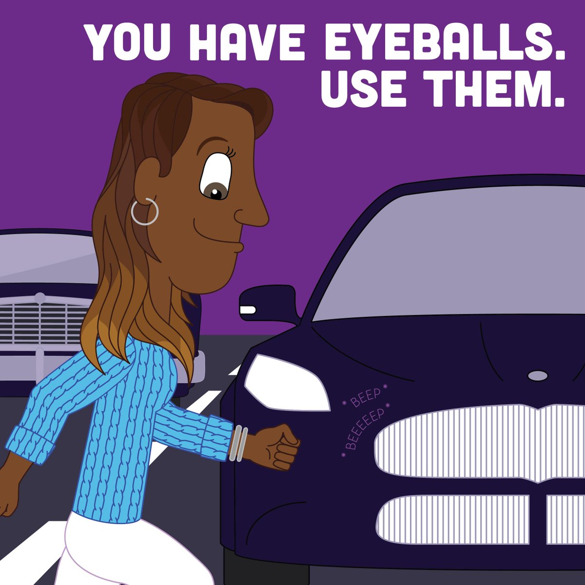 itsroadsafety's tweet photo. Keeping an eye out for other drivers &amp; pedestrians is #notrocketscience – it's common sense. http://t.co/0JnhczJlog. http://t.co/DAYMSN5STO