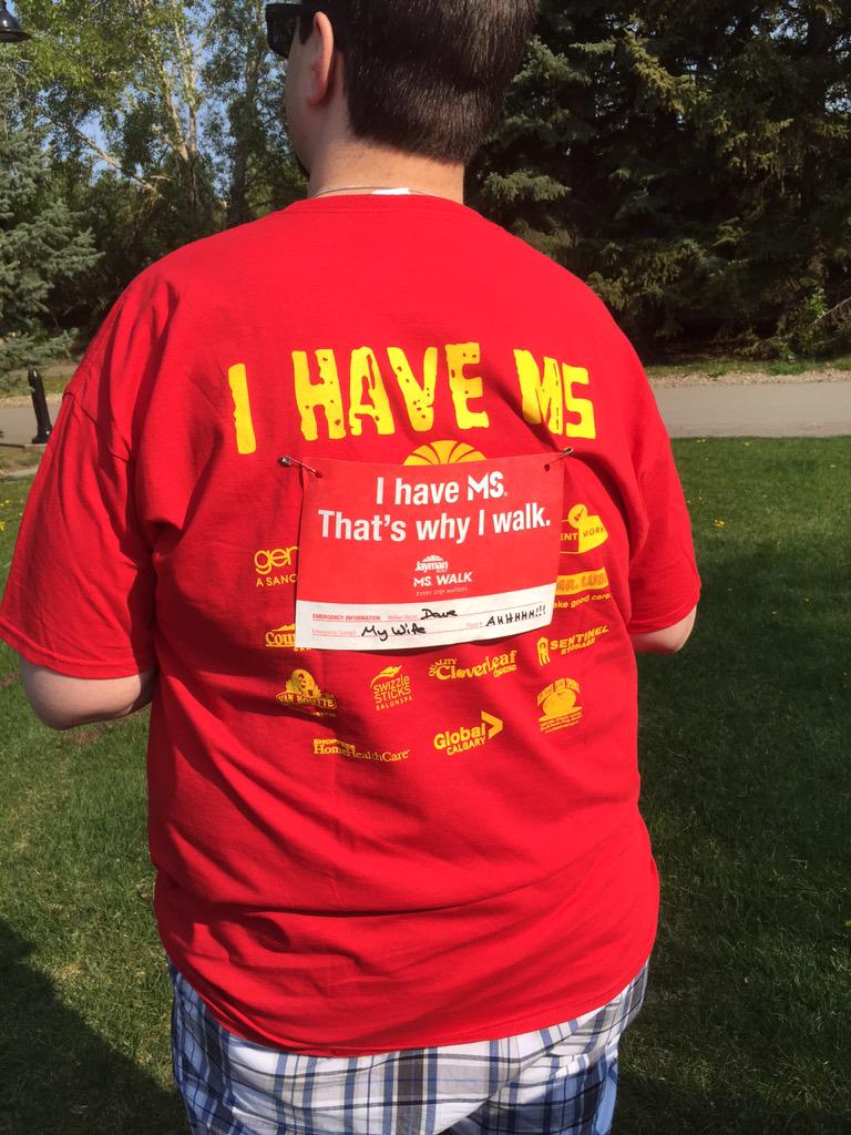 DaveHead40's tweet image. @keep__smyelin Tired!!! Did out local #mswalkyyc here in Calgary!
