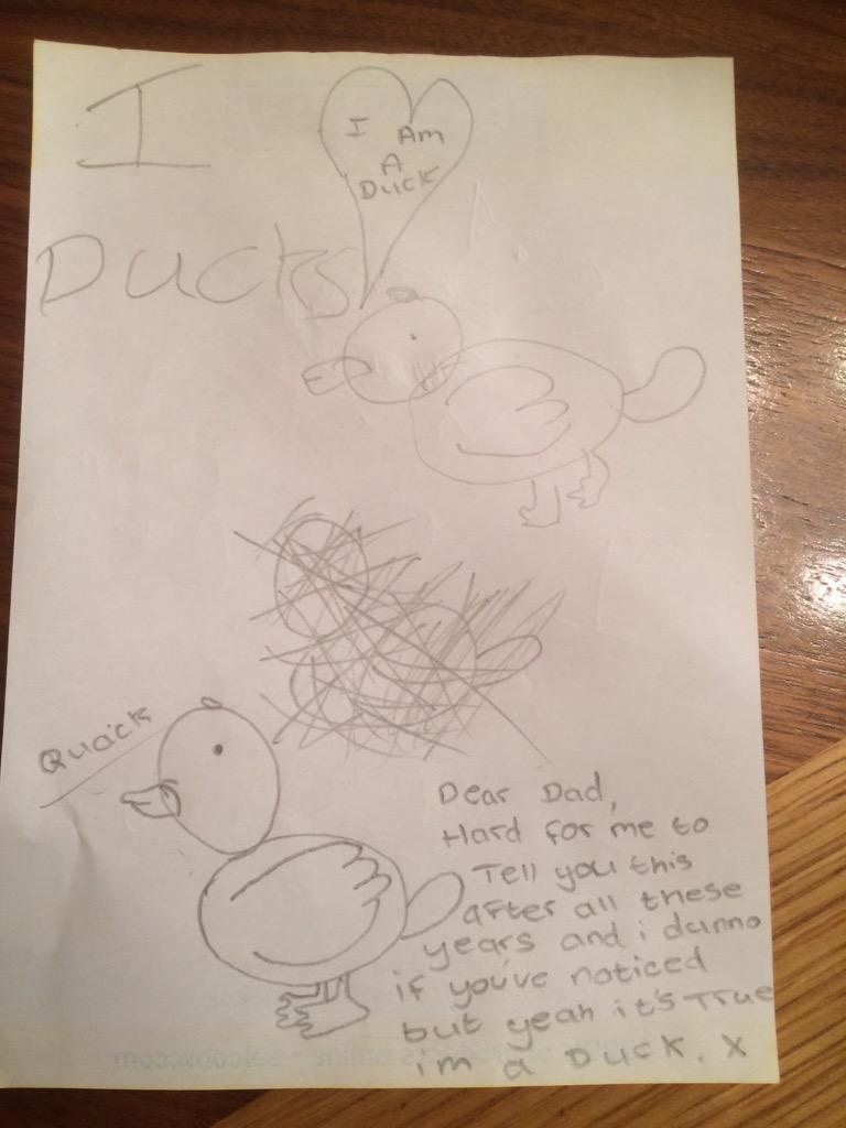 Rob1Allen's tweet photo. Well it's confirmed that my son @TheBradAllen is nuts. Found this on my bedside table as I was getting in bed! http://t.co/pMJUpM4QSl