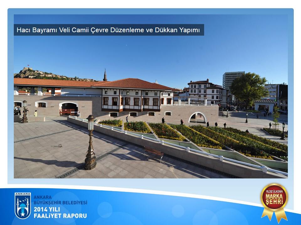 İNŞAALLAH HACI BAYRAM ÇEVRE DÜZENLEME, RESTERASYON ÇALIŞMALARI CUMHURBAŞKANIMIZIN KATILIMIYLA SAAT 18.00'DA AÇILIYOR.