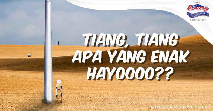 putrydestiana's tweet photo. tiang tiang minum cimory 😁"@Cimory: Cimory Lovers bisa jawab tebak-tebakan ini? Hihihi http://t.co/jY7I8ESdu3"