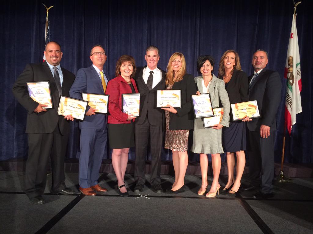 LaSernaHS's tweet photo. Five schools,five California Gold Ribbon Awards!Proud moment for the WUHSD!  @CADeptEd @TomTorlakson #2015GoldRibbon http://t.co/jNZEoPPWfb