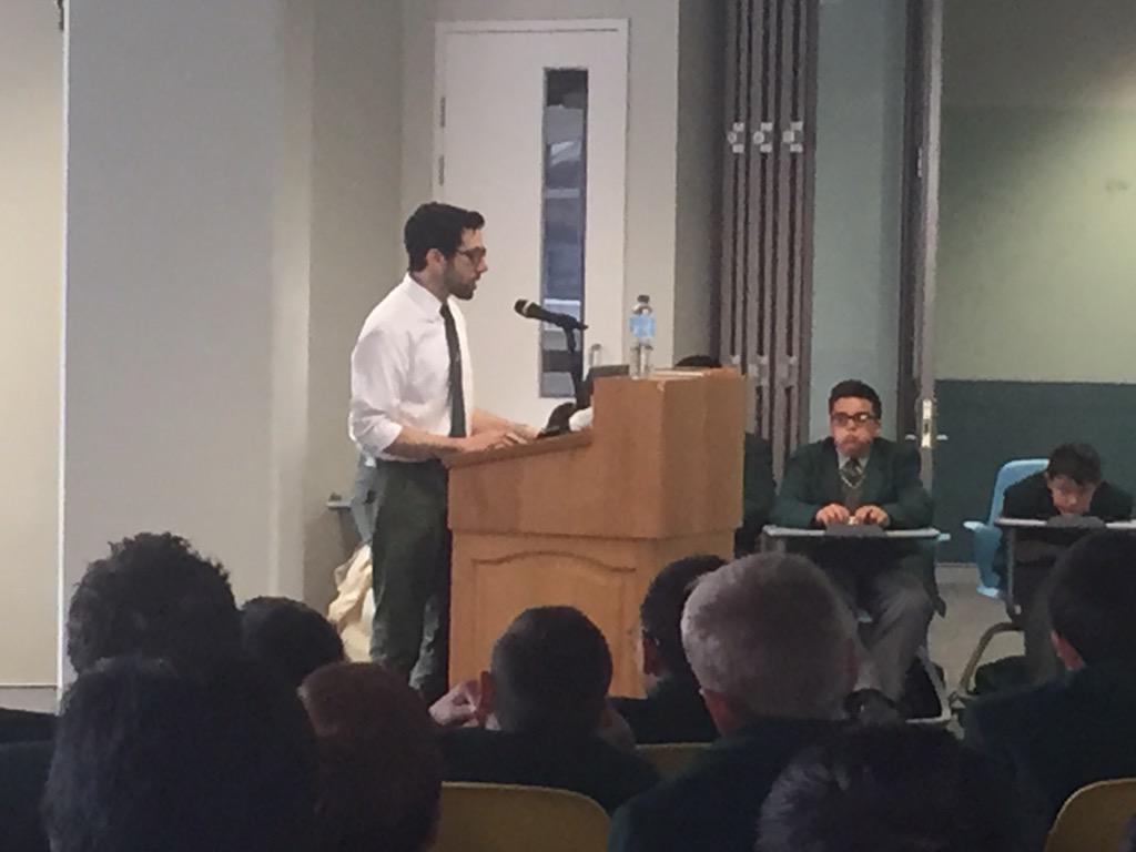 PBLand151's tweet photo. @husslington addressing Year 7 @ParraMarist students http://t.co/tl0TIjws97